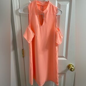 Everly cold shoulder dress